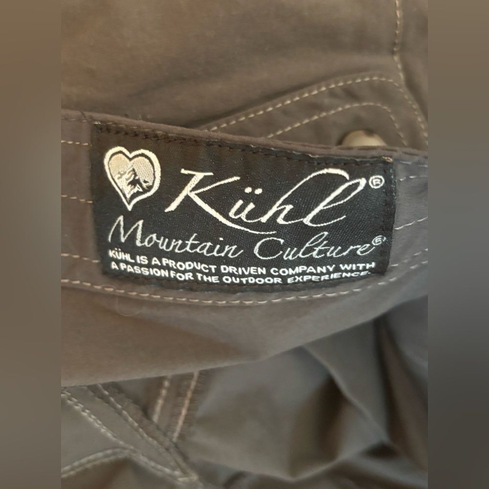 KUHL EUC gray athletic cargo pants Size 12 - Picture 4 of 5